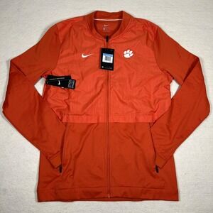 Clemson Tigers Jacket Mens Medium NCAA Football Nike Elite Hybrid‎ Polyester